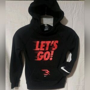 Nike Youth M 5/6 Black Hoodie Sweatshirt